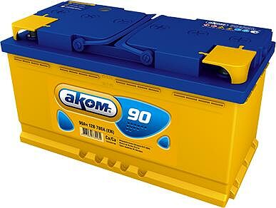 AKOM 90 А/ч обратная конус стандарт (353x175x190) AKOM 90 А/ч обратная конус стандарт (353x175x190)