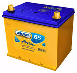 АКОМ Asia 75D23L 65 А/ч 570 А (EN), обратная полярность, 232×173×225 мм