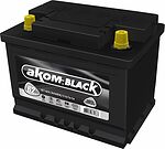 АКОМ Black 6СТ-62.0 LA Black 62 А·ч 600 А (EN), обратная полярность, корпус L2, 242×175×190 мм