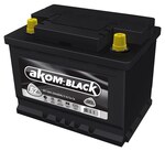 АКОМ Black 6СТ-62.0 LA Black 62 А·ч 600 А (EN), обратная полярность, корпус L2, 242×175×190 мм