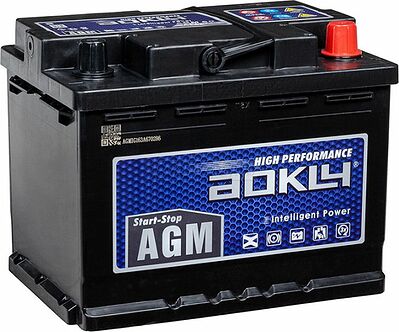 AOKLY AGM Stop&Go 60 А/ч обратная конус стандарт (242x174x190)