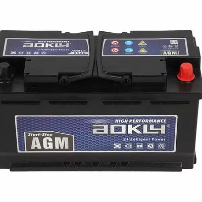 AOKLY AGM Stop&Go AGM 105 105 А/ч 890 А (EN), обратная полярность, корпус L6, 394×174×190 мм