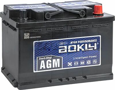 AOKLY AGM Stop&Go AGM VRL3 70 70 А/ч 700 А (EN), обратная полярность, корпус L3, 278×175×190 мм