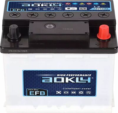 AOKLY EFB Stop&Go EFBL2 60 А/ч 700 А (EN), обратная полярность, корпус L2, 242×172×190 мм