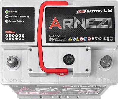 Arnezi DIN SMF E1040600 60 А/ч 600 А (EN), обратная полярность, 242×175×190 мм, L2