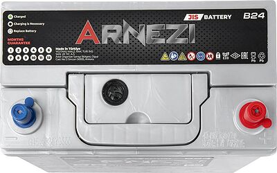 Arnezi JIS SMF E1320550 55 А/ч 480 А (EN), обратная полярность, 236×128×225 мм, B24
