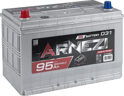 Arnezi JIS SMF E1190951 95 А·ч 800 А (EN), прямая полярность, корпус D31, 306×176×225 мм