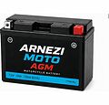 Arnezi Moto AGM E9YTX121 12 А/ч 150 А (EN), прямая полярность, 150×86×130 мм, YTX12-BS