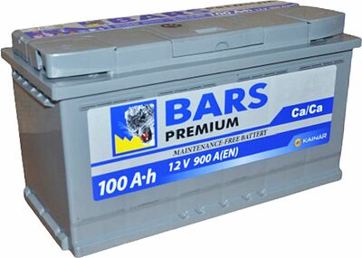Bars Premium 6СТ-100 100 А/ч, 800 А, обратная полярность (353x175x190)