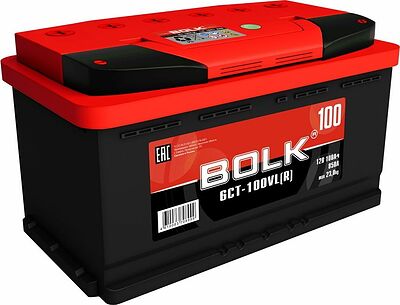 Bolk Standart B 100-3-R 100 А/ч 850 А (EN), обратная полярность, 353×175×190 мм, L5