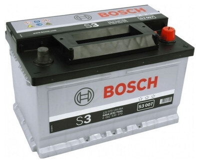 Bosch S3 007 0 092 S30 070 70 А/ч 640 А (EN), обратная полярность (278x175x175)