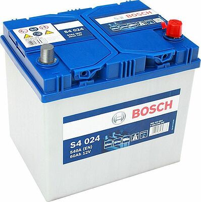 Bosch S4 0 092 S40 240 60 А/ч 540 А (EN), обратная полярность, 232×173×225 мм