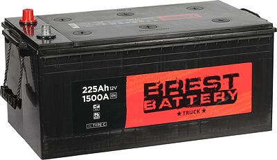 Brest Battery Truck BSTC2254 225 А/ч 1500 А (EN), обратная полярность, 518×276×242 мм, C