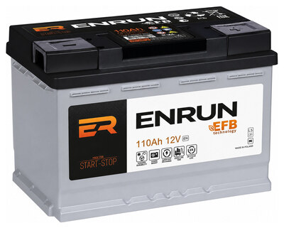 ENRUN EFB Start-Stop EE1100 110 А/ч 880 А (EN), обратная полярность, 353×175×190 мм, L5