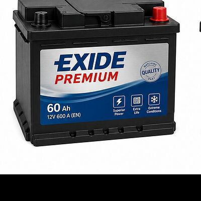 Exide Premium EA755 75 А/ч, 630 А (EN), прямая полярность (270x173x222)