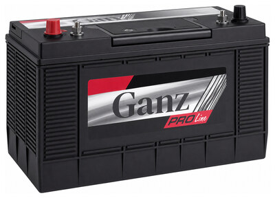 GANZ PRO-Line DIN G1221903 190 А·ч 1300 А (EN), прямая полярность, 514x218x210 мм