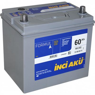 Inci Yuasa Inci FormulA 60 А/ч обратная конус азия (232x173x225)
