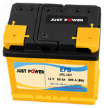 JUST POWER EFB JPEL2601 60 А·ч 600 А (EN), прямая полярность, 242x175x190 мм