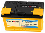 JUST POWER Standard JPSL51000 100 А·ч 920 А (EN), обратная полярность, 353x175x190 мм