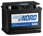 Lights of Nord Standart 6CT-60NR 60 А·ч 460 А (EN), обратная полярность, L2, 242×175×190 мм