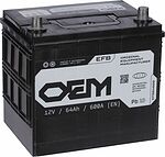 OEM EFB EFB64600 64 А·ч 600 А (EN), обратная полярность, 232×173×225 мм, D23L