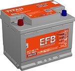 Titan EFB 6СТ-60.1 VL 60 А·ч 600 А (EN), прямая полярность, 242×175×190 мм