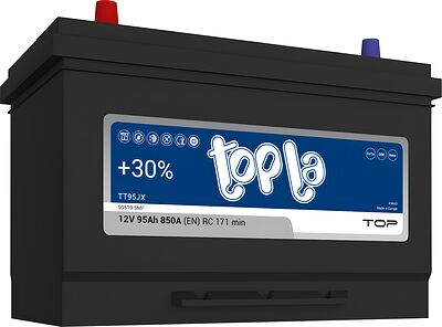 Topla Asia Top TT95JX (59519) 95 А·ч 850 А (EN), прямая полярность, 303×174×218 мм