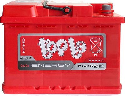 Topla Energy 60 А/ч обратная конус стандарт (242x175x190)