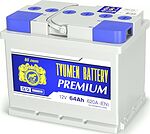 Tyumen Battery Premium 6СТ-64LR 64 А·ч 620 А (EN), обратная полярность R+, L2, 242×175×190 мм