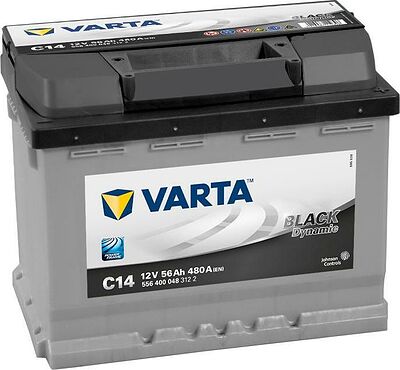 Varta Black Dynamic C14 (556400048) 56 А/ч 480 А, обратная полярность R+, корпус L2, 242×175×190 мм
