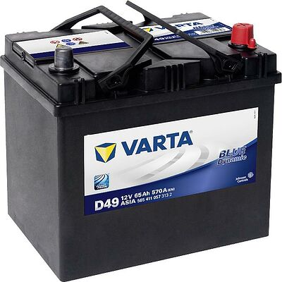 Varta Blue Dynamic D49 65 А/ч, 570 А (EN), обратная полярность (232x173x225), код 565411057