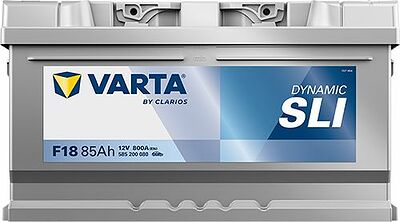 Varta BLUE dynamic F18 85 А/ч 800 А (EN), обратная полярность, 315x175x175 мм, ETN 585200080