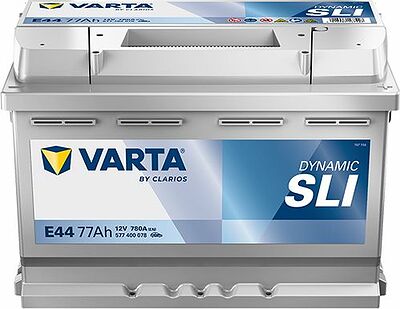 Varta BLUE dynamic E44 77 А/ч 780 А (EN), обратная полярность, 278x175x190 мм, ETN 577400078