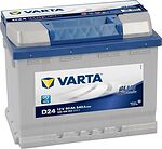 Varta Blue Dynamic D24 60 А/ч 540 А (EN), обратная полярность, 242×175×190 мм, ETN 560408054