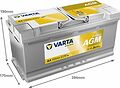 Varta Dynamic AGM A4 105 А/ч 950 А (EN), обратная полярность, 393x175x190 мм, ETN 605901095 Varta Dynamic AGM A4 105 А/ч 950 А (EN), обратная полярность, 393x175x190 мм, ETN 605901095