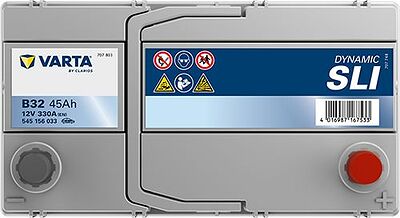 Varta Dynamic SLI B32 45 А/ч 330 А (EN), обратная полярность, 238x129x227 мм, ETN 545156033