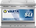 Varta Dynamic SLI D43 60 А/ч 540 А (EN), прямая полярность, 242x175x190 мм, ETN 560127054 Varta Dynamic SLI D43 60 А/ч 540 А (EN), прямая полярность, 242x175x190 мм, ETN 560127054