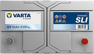 Varta Dynamic SLI G7 95 А/ч 830 А (EN), обратная полярность, 306x173x225 мм, ETN 595404083