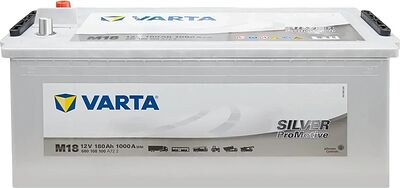 Varta ProMotive Silver M18 680108100A722 180 А·ч 1000 А (EN), обратная полярность R+, стандартные конические клеммы, B00, корпус B, 513×223×223 мм