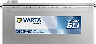 Varta ProMotive SLI N9 225 А/ч 1150 А (EN), прямая полярность, 518x276x242 мм, ETN 725103115