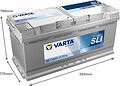 Varta Silver dynamic I1 110 А/ч 920 А (EN), обратная полярность, 393x175x190 мм, ETN 610402092 Varta Silver dynamic I1 110 А/ч 920 А (EN), обратная полярность, 393x175x190 мм, ETN 610402092