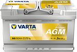 Varta Silver Dynamic AGM A6 80 А/ч 800 А (EN), обратная полярность, 315×175×190 мм, ETN 580901080 Varta Silver Dynamic AGM A6 80 А/ч 800 А (EN), обратная полярность, 315×175×190 мм, ETN 580901080
