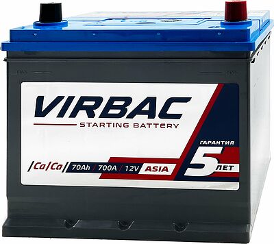 Virbac Classic Asia 6СТ-100 100 А/ч, 800 А, обратная полярность (304x173x220)