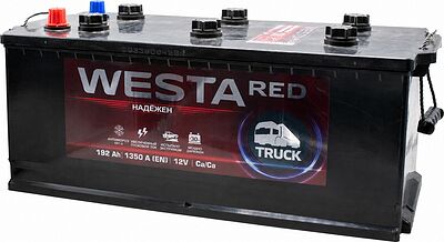 Westa Red 6СТ-192 192 А/ч, 1350 А, обратная полярность (513x223x217)
