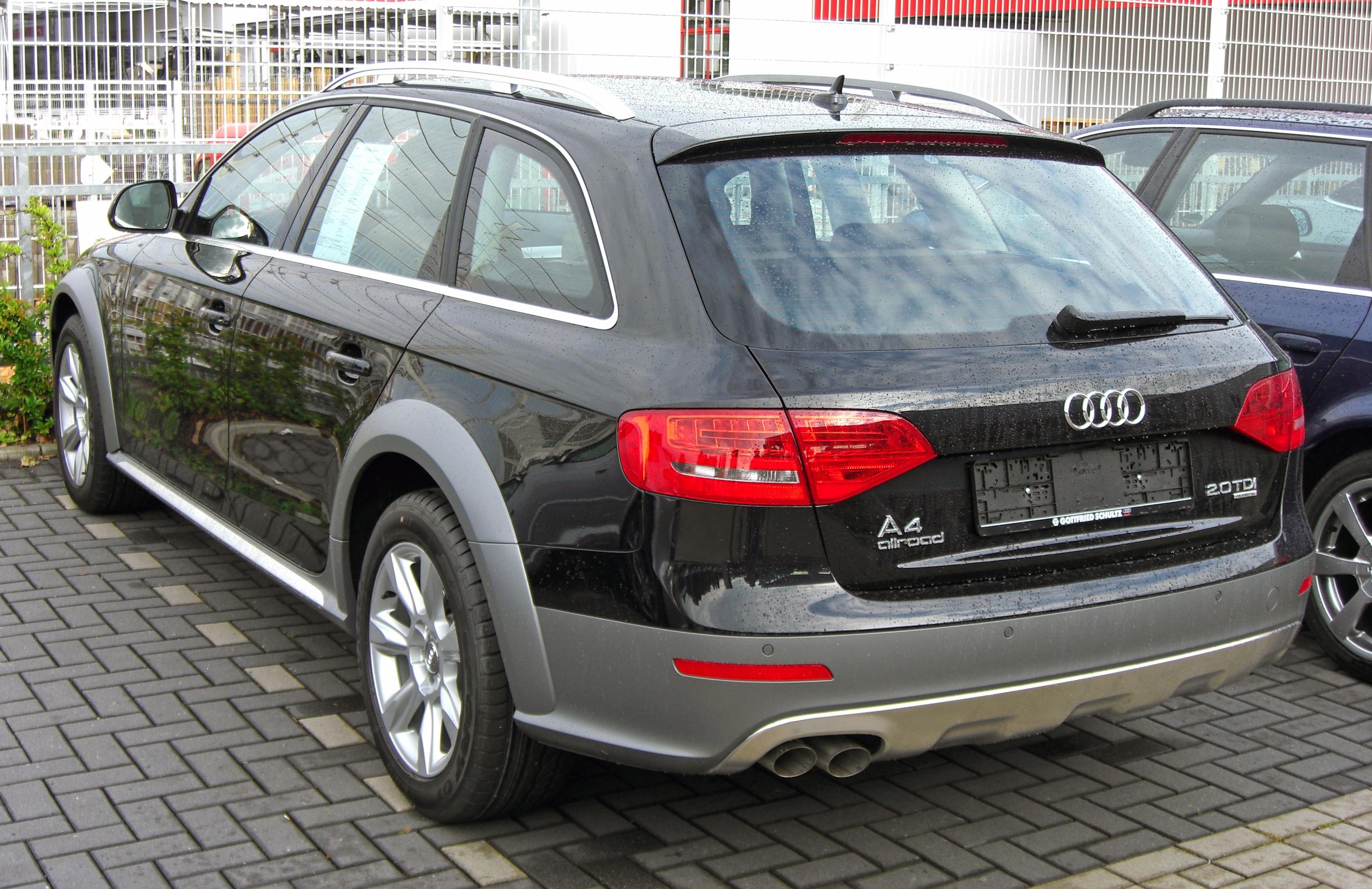 Подбор шин на Audi A4 Allroad 2009