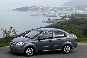 Подбор шин на Chevrolet Aveo 2010