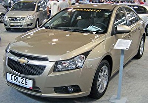 Подбор шин на Chevrolet Cruze 2009