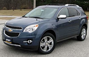 Подбор шин на Chevrolet Equinox 2008