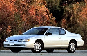 Размер колёс на Chevrolet Monte Carlo 2000 Подбор шин на Chevrolet Monte Carlo 2000