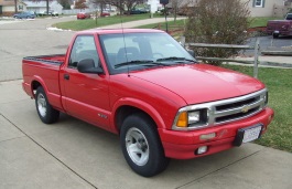 Размер колёс на Chevrolet S10 1996 Подбор шин на Chevrolet S10 1996
